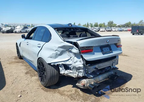 2022 BMW M3 Competition z USA, uszkodzony, nr VIN WBS33AY05NFL75328